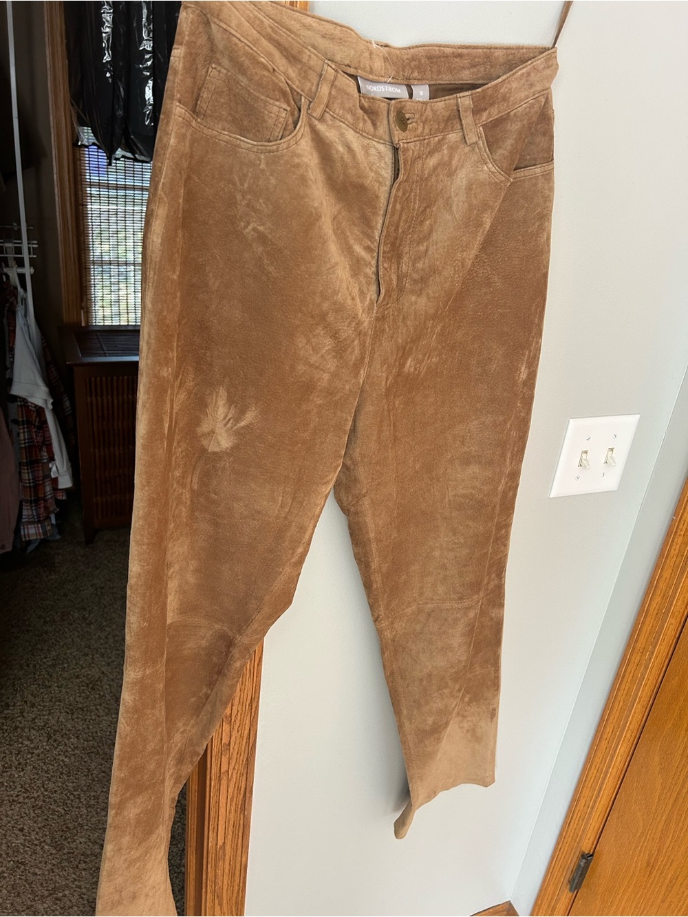 Nordstrom Brown Suede-Look Women’s Pants